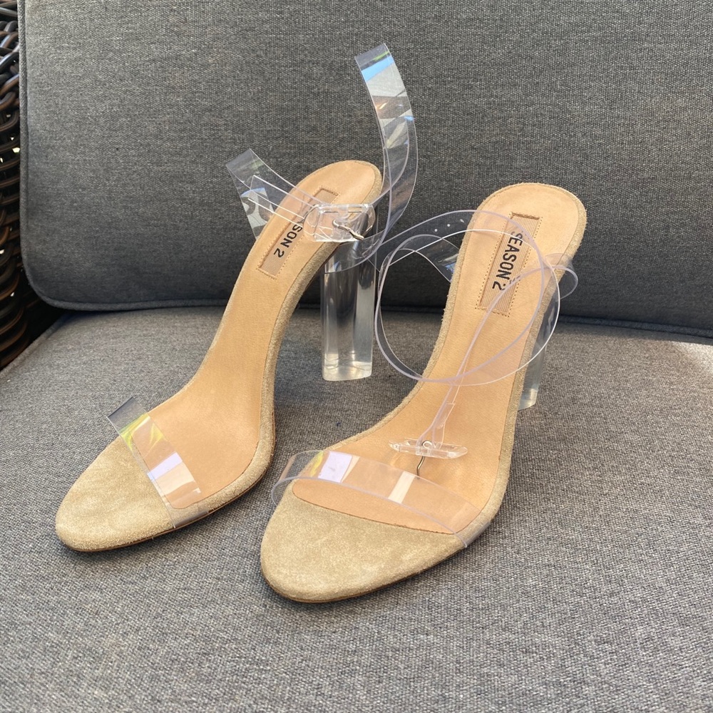 Brand new Yeezy Season 2 acrylic heels
